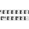 Typekeys Normal Font